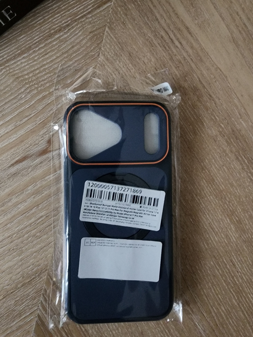 Phone Case for Iphone 17 Pro Max  with screen protector/Blue